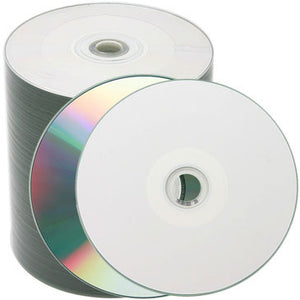 Uline CD-R Disks - White Inkjet Printable S-10393 - Uline