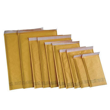 Kraft Bubble Mailer 10.5" x 16" #5, 20 Pack