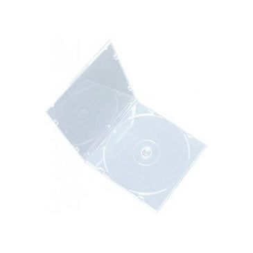 Prodye Exclusive Boitiers CD Slimcase, 5 mm, Transparent, Noir, 100 piÃ¨ces
