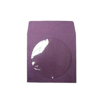 Purple CD Paper Sleeve with Window